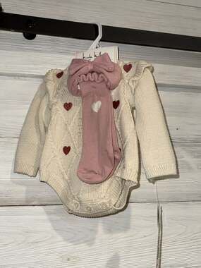 Nicole Miller New York 3PC Sweater Knit Bubble Set
